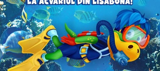 Explorează lumea subacvatică alături de Dino și poți câștiga o excursie la acvariul din Lisabona