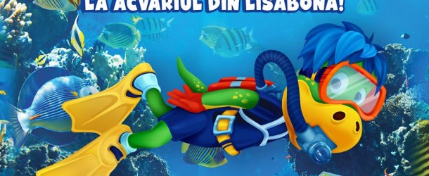 Explorează lumea subacvatică alături de Dino și poți câștiga o excursie la acvariul din Lisabona