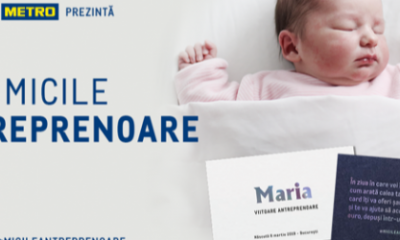 METRO Cash & Carry România lansează campania MICILE ANTREPRENOARE și oferă 1.500 de euro fetițelor născute pe 8 martie 2019 în București