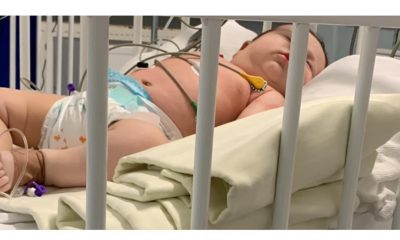 Internare cu copil de 3 luni, cu boala Kawasaki, o reacție post Covid. „Diagnosticul a fost pus greu, de medici foarte implicați, din două spitale. Am stat o lună la INSMC”